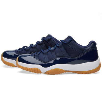 Air Jordan 11 Retro Low Midnight Navy — UK 3 | EU 35.5 | US 3.5 — Front View