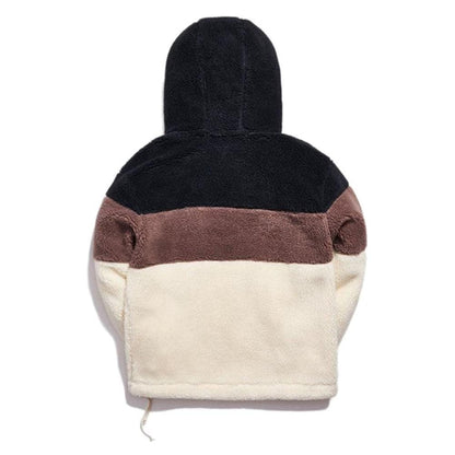 Kith Sherpa Double Pocket Hoodie Mauve — XXS — Side View