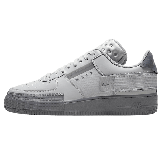 Nike Air Force 1 Type 'Grey Fog' — UK 3 | EU 35.5 | US 3.5 — Front View
