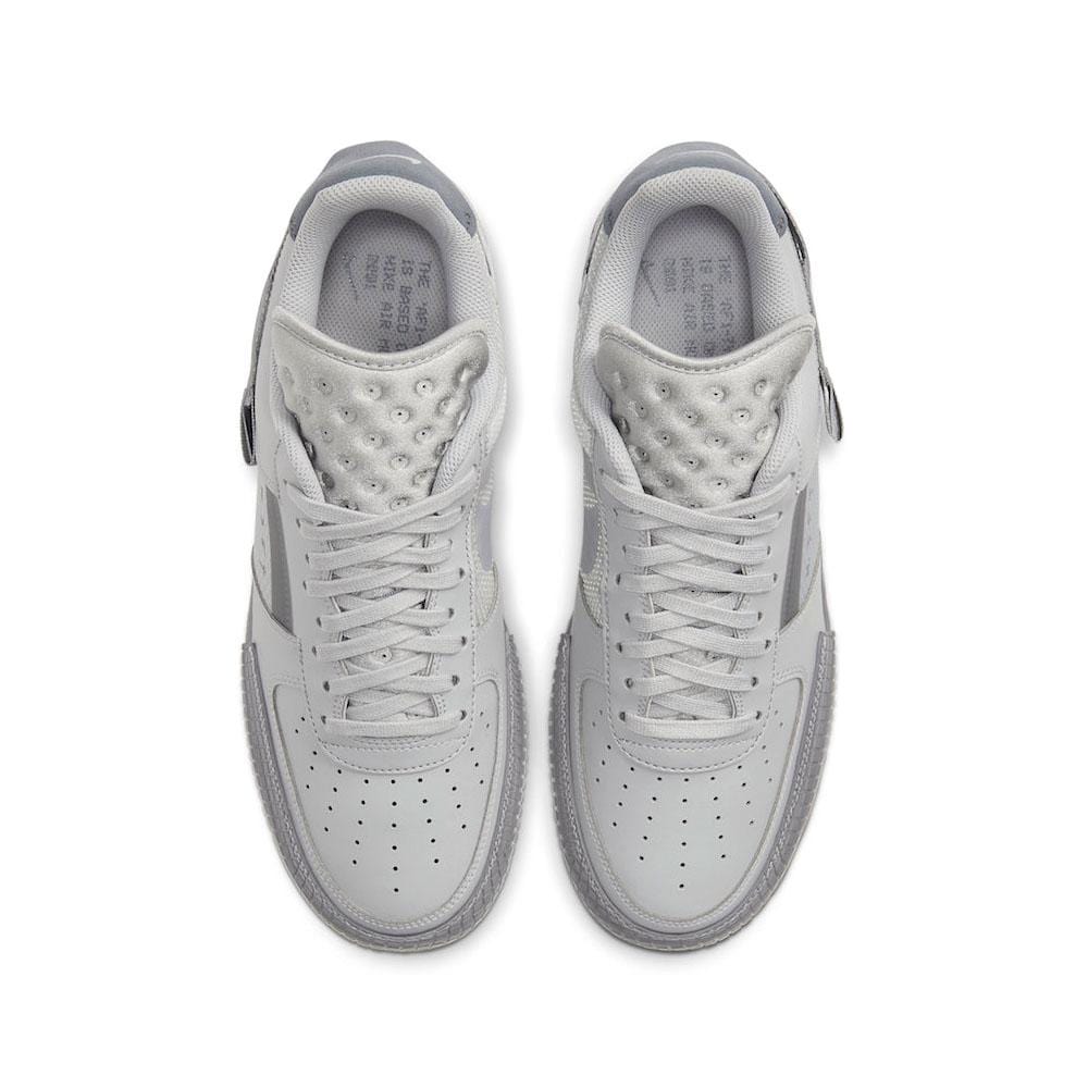 Nike Air Force 1 Type 'Grey Fog' — UK 3 | EU 35.5 | US 3.5 — Back View