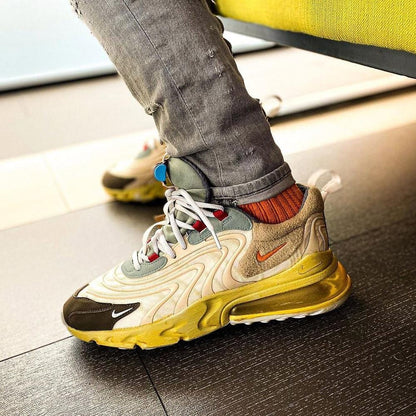 Travis Scott x Nike Air Max 270 React ENG 'Cactus Trails' — UK 3 | EU 35.5 | US 3.5 — Alternate View 7