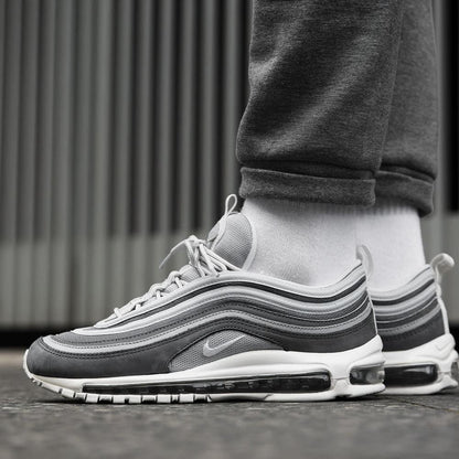 Nike Air Max 97 Premium Wolf Grey-Dark Grey — UK 3 | EU 35.5 | US 3.5 — Alternate View 8