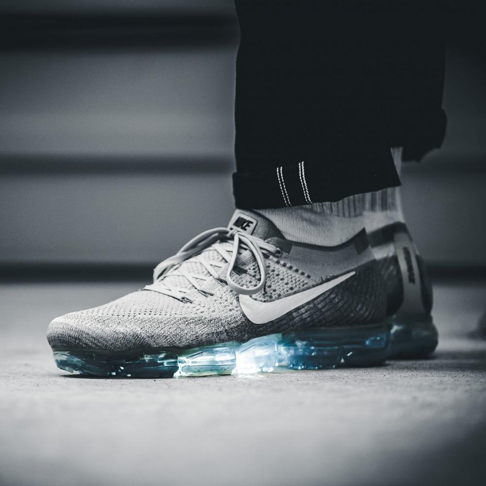 Nike Air Vapormax Flyknit Pale Grey — UK 3 | EU 35.5 | US 3.5 — Top View