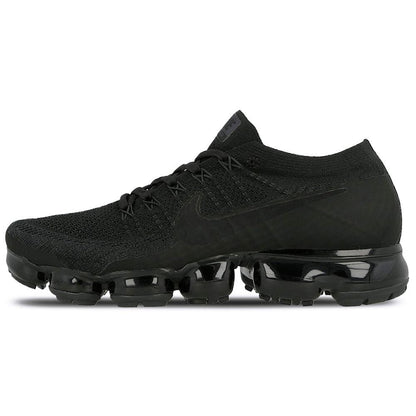 Nike Air Vapormax Flyknit Triple Black 2.0 — UK 3 | EU 35.5 | US 3.5 — Front View
