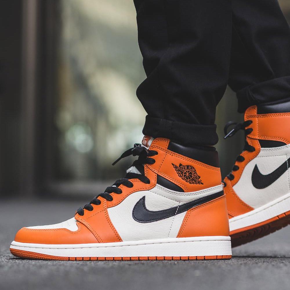 AIR JORDAN 1 RETRO HIGH OG 'REVERSE SHATTERED BACKBOARD' — 3 UK | 35.5 EU — Lifestyle View