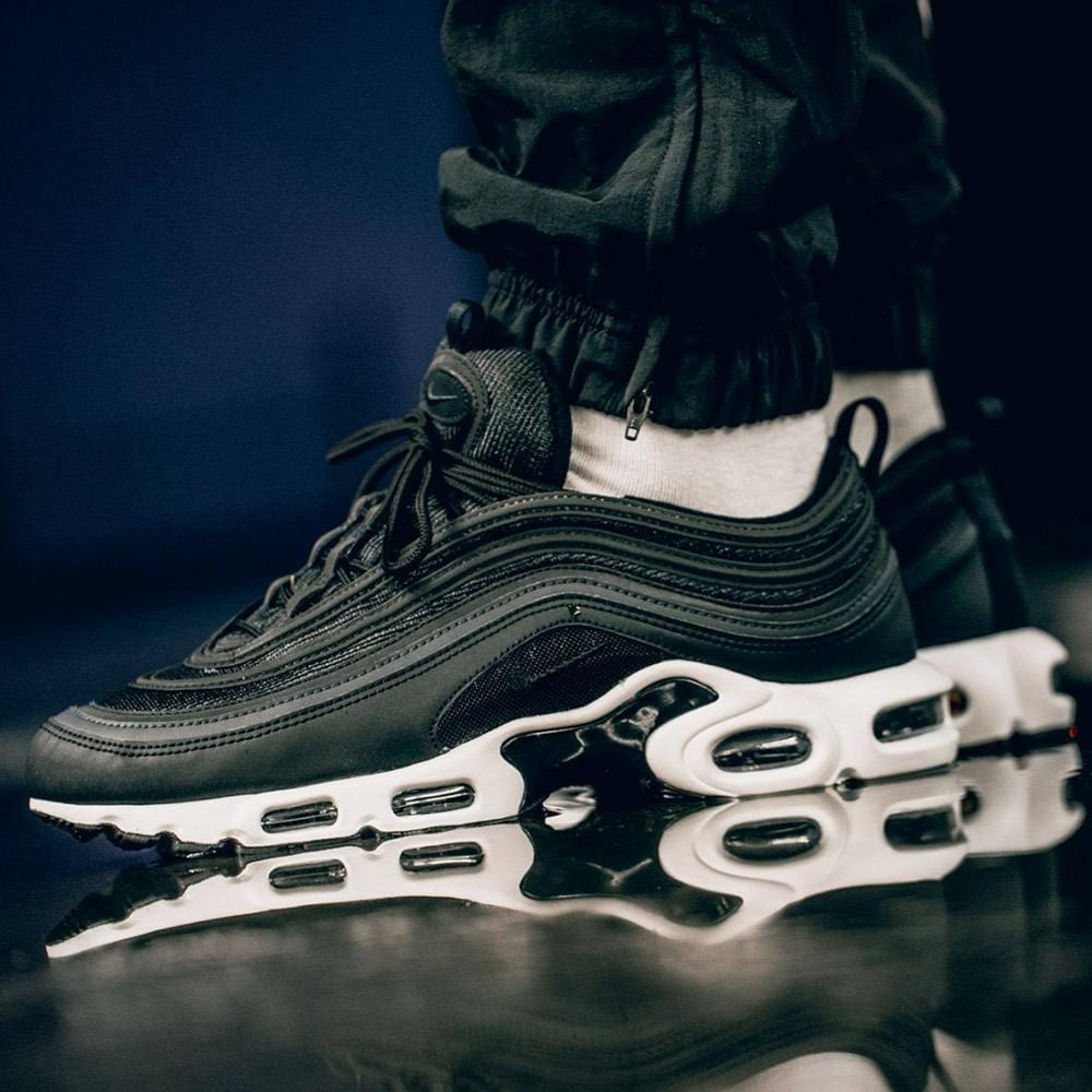 NikeLab Air Max Plus 97 Black  97 Tune Up — UK 3 | EU 35.5 | US 3.5 — Lifestyle View