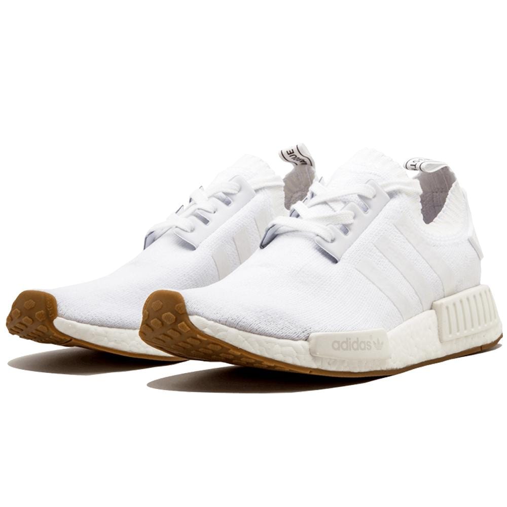 adidas NMD_R1 Primeknit Footwear White-Gum — UK 3.5 | EU 36 | US 4 — Alternate View 8