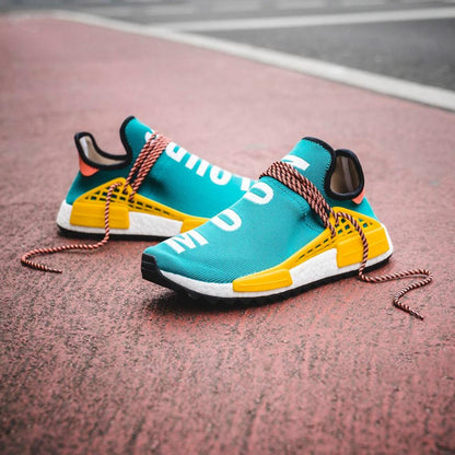Pharrell Williams x adidas NMD HU Trail Sun Glow-EQT Yellow — UK 3.5 | EU 36 | US 4 — Alternate View 8