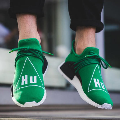 Pharrell Williams x adidas Originals NMD Human Race  Green — UK 3.5 | EU 36 | US 4 — Top View