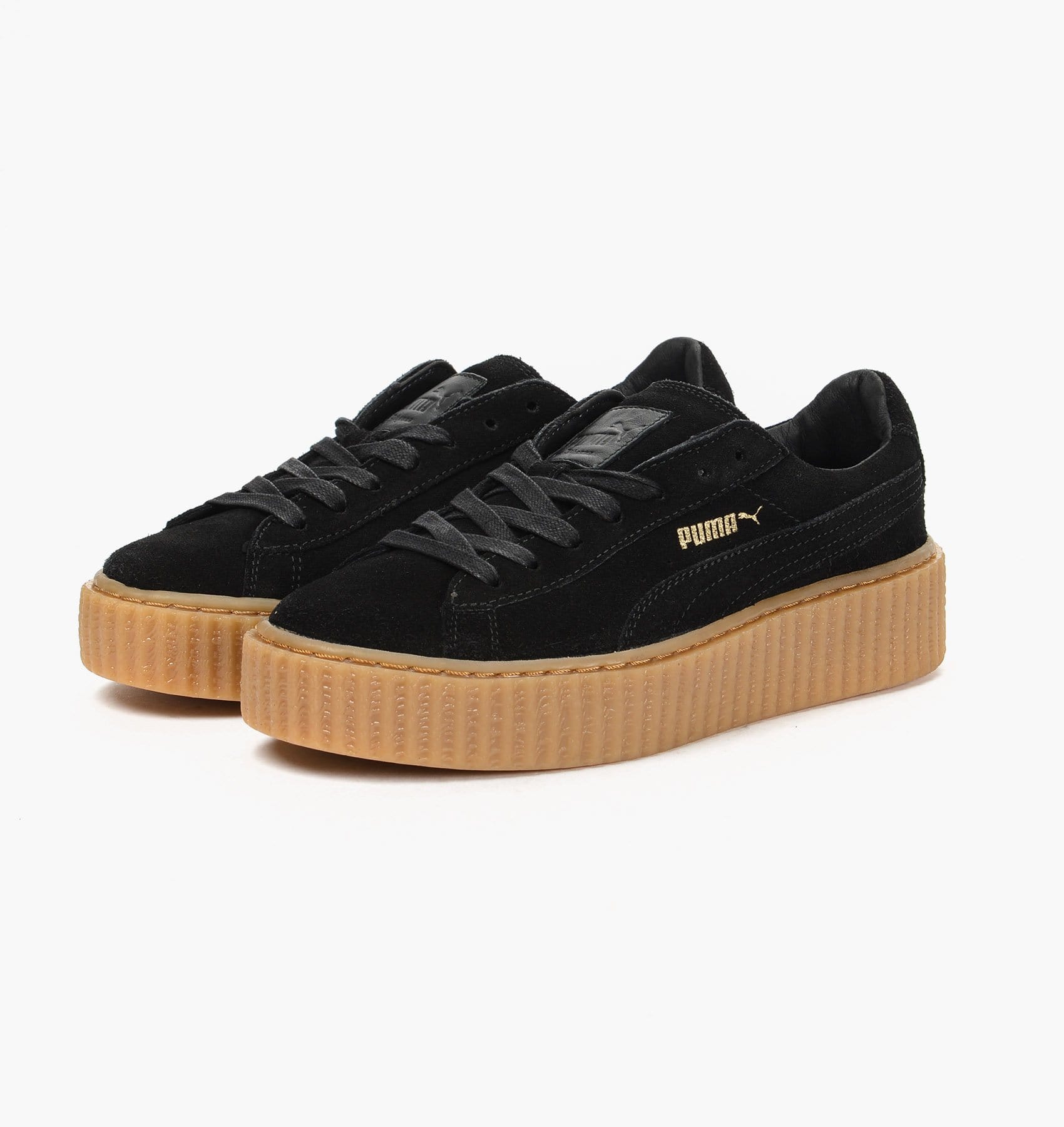 Rihanna x PUMA Suede Creeper Black-Gum — UK 3 | EU 35.5 | US 5.5 — Lifestyle View
