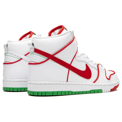 Paul Rodriguez x Dunk High Premium SB 'Boxing' — UK 3 | EU 35.5 | US 3.5 — Back View