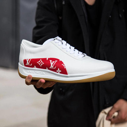 Supreme x Louis Vuitton Sport White Monogram — UK 1 — Lifestyle View