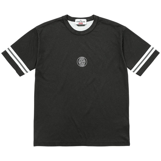Supreme-Stone Island S-S Top - Black — XXS — Front View