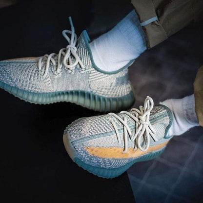 Yeezy Boost 350 V2 'Israfil' — UK 3.5 | EU 36 | US 4 — Lifestyle View